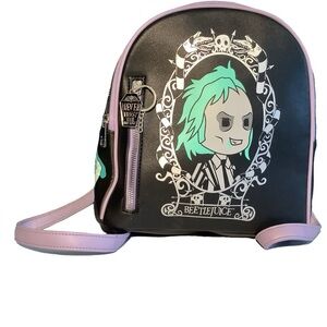 🛍️ 2/$25 BIOWORLD Beetlejuice Mini Chibi Backpack